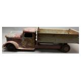 Early Pressed Steel Dump Truck