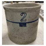 2 Gal Blue Band Crock