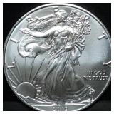 2019 1oz Silver Eagle Gem BU