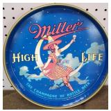 12" Miller High Life Metal Tray