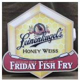 Leinenkugel Honey Weiss Metal Sign