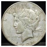 1922-S Peace Silver Dollar