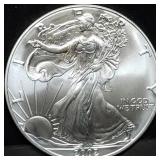 2002 1oz Silver Eagle Gem BU