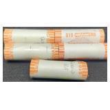 (5) BU Rolls State Quarters 2000-D: