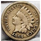 1864 C/N Indian Head Cent