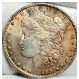 1885 Morgan Dollar MS645 Original Toning