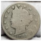 1883 w/ Cents V Nickel