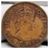 1960 Great Britain East Caribbean 1 Cent