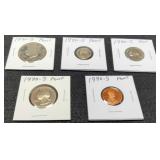 1990-S 5 Coin Proof Set