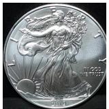 2019 1oz Silver Eagle Gem BU