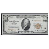 1929 $10 National Currency Banknote St. Louis Nice