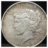 1922-D Peace Silver Dollar