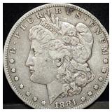 1881-S Morgan Silver Dollar