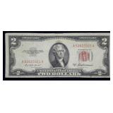 1953 A $2 Red Seal Legal Tender High Grade Note