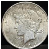 1925 Peace Silver Dollar