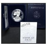 Key Date 1996 1oz Proof Silver Eagle MIB w/ Cert.