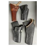 4 - Nice Leather Pistol Holsters