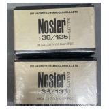 500ct Nosler .38/.357 Cal 135 gr IPSC Bullets