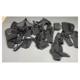 Large Lot of Nylon Holsters inc Shoulder Holster