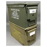 2 - Steel Ammo Cans