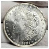 1921 Morgan Dollar MS63