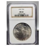 1922 Slab Peace Dollar NGC MS64