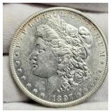 1897-O Morgan Dollar AU58