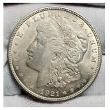 1921 Morgan Dollar MS