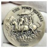 35.2 Grams Sterling Silver "1860 Pony Express"