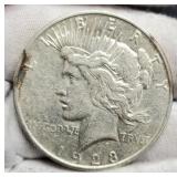 1923 Peace Dollar MS60