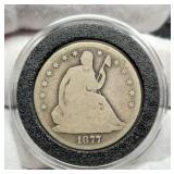 1877 Liberty Seated Half Dollar