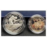 1991-95 WWII 50th Anniversary 2 Coin Proof Set w/