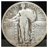 1929-D Standing Liberty Silver Quarter