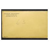 SEALED 1963 US Mint Silver Proof Set in Envelope