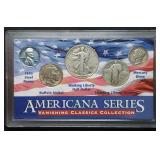 Americana Series Pre-WW2 Type Coin Set Nice