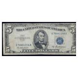 1953 A $5 Silver Certificate