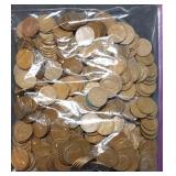 400 Nice Wheat Pennies from Estate Hoard