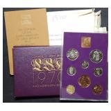 Great Britain 1970 Coin Collection MIB