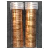 1979 & 1979-D Gem BU Red Lincoln Penny Rolls