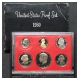 1980 US Mint Proof Set w/ SBA Dollar