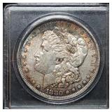 1880 Morgan Silver Dollar BU Toned