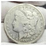 1891-CC Morgan Dollar