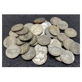 (40) Silver War Nickels