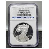 2008-W Slab Proof Silver Eagle NGC 70