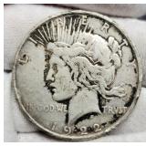 1922-D Peace Dollar