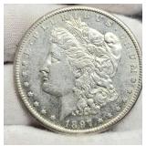 1897-S Morgan Dollar Unc.