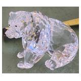 Leaded Swarovski Crystal Bear