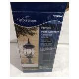 Harbour Breeze French Post Lantern Black Finish