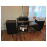 Stereo w/ speakers and cabinet