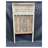 Vintage National WashBoard 801 Wood & Brass